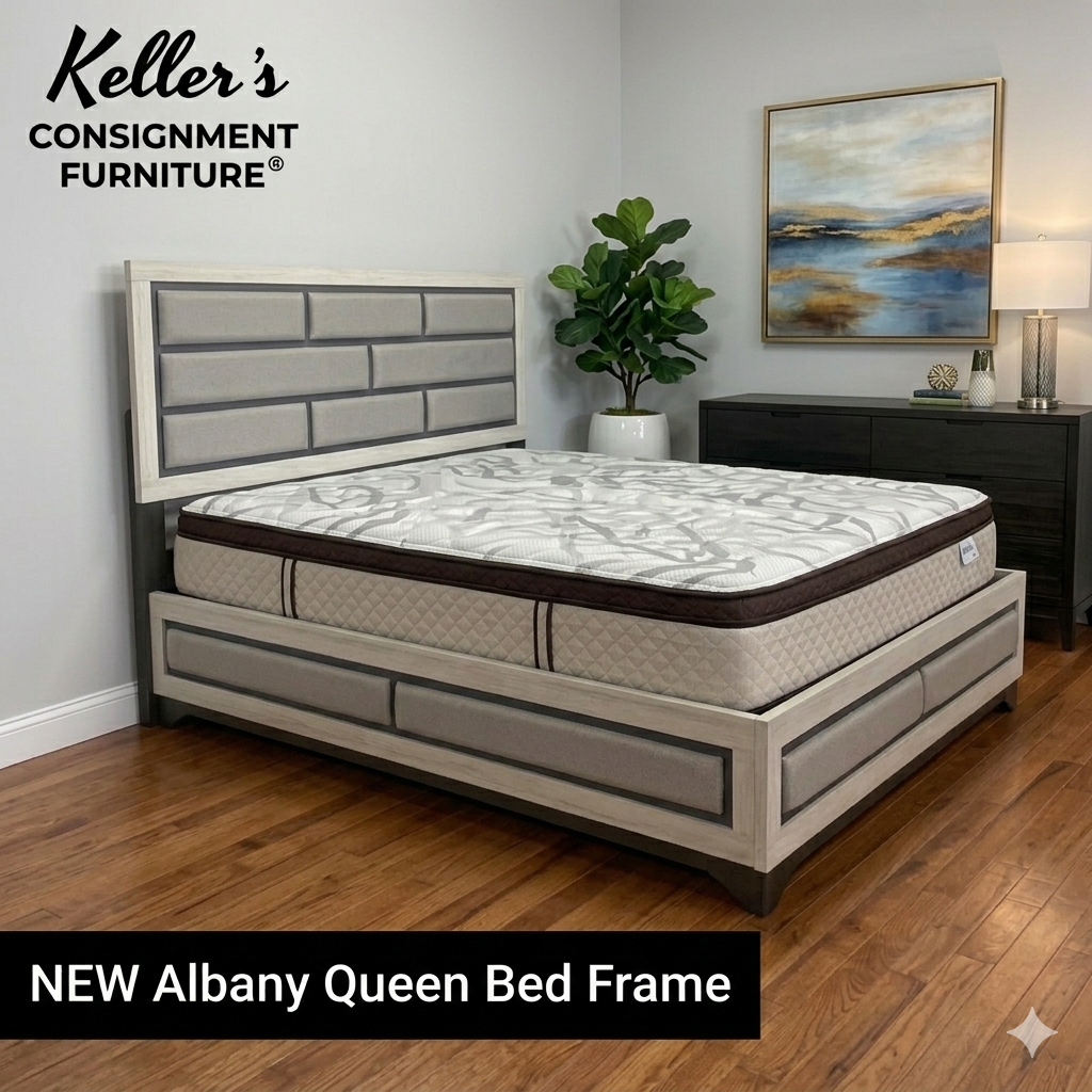 Albany NEW Queen Bed Frame 63x82x51 (123131-33)