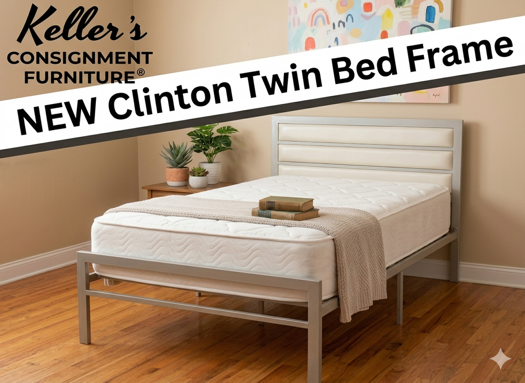 Clinton NEW Gold Twin Platform Frame 40x79x38 (214610)