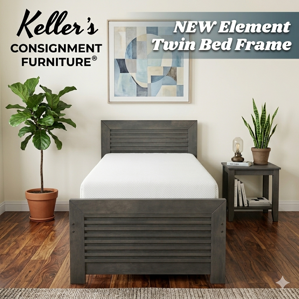 Element NEW Twin Size Bed Frame 42x79x38 (FM7108DB-T-1/2)