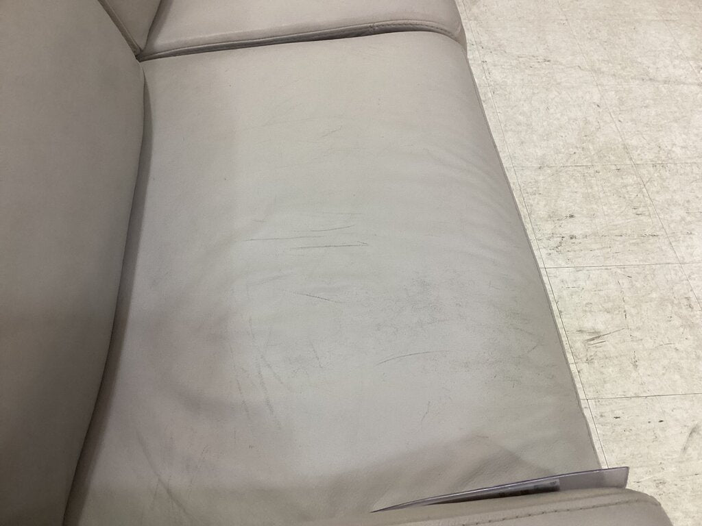 86007 - Hooker Leather 5pc Power Reclining Sectional 124x124x30