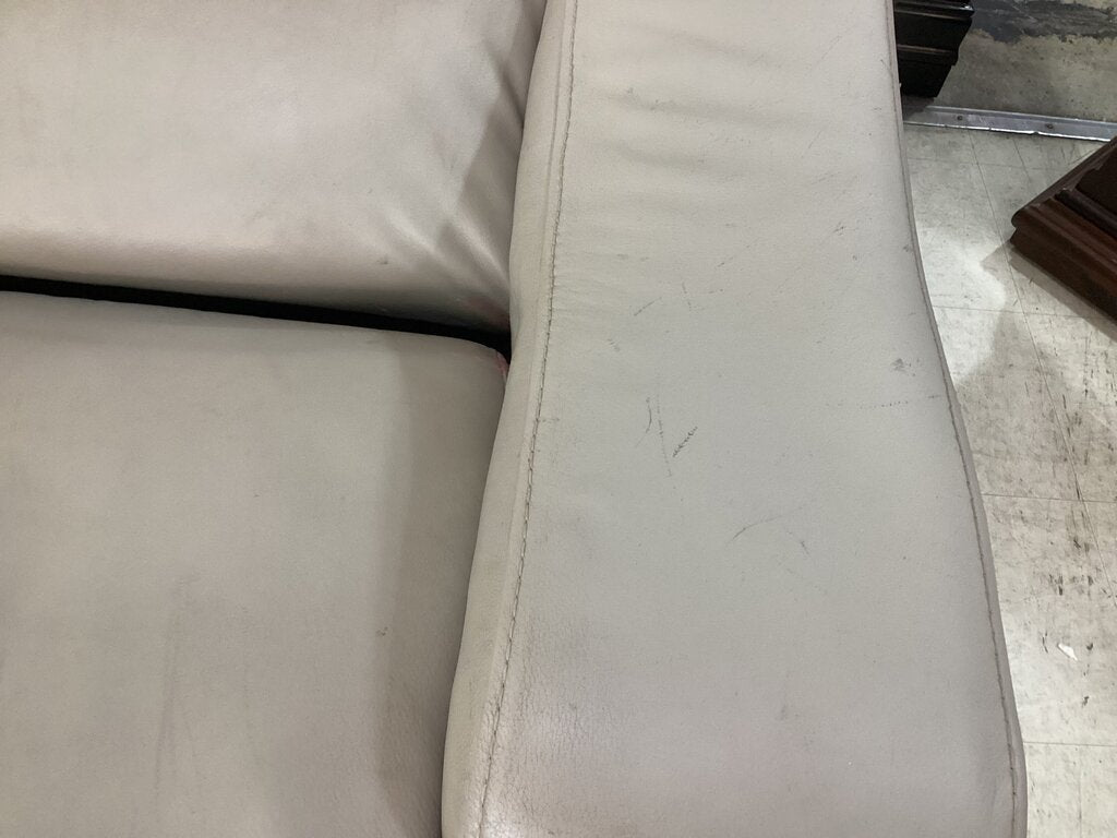 86007 - Hooker Leather 5pc Power Reclining Sectional 124x124x30