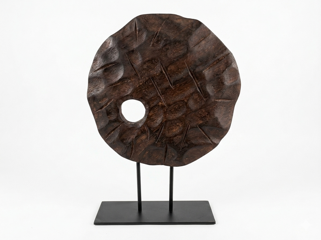 85977 - Ashley Dashburn Sculpture Brown/Black 14x4x12