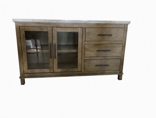 85956 - Grayson Marble Top Server 60x20x35