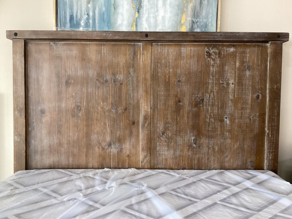 85988 - Rustic King Bed Frame 81x87x72