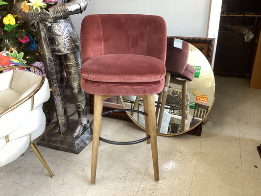 85939 - Boulevard Rust Swivel Bar Chair 20x22x30/40
