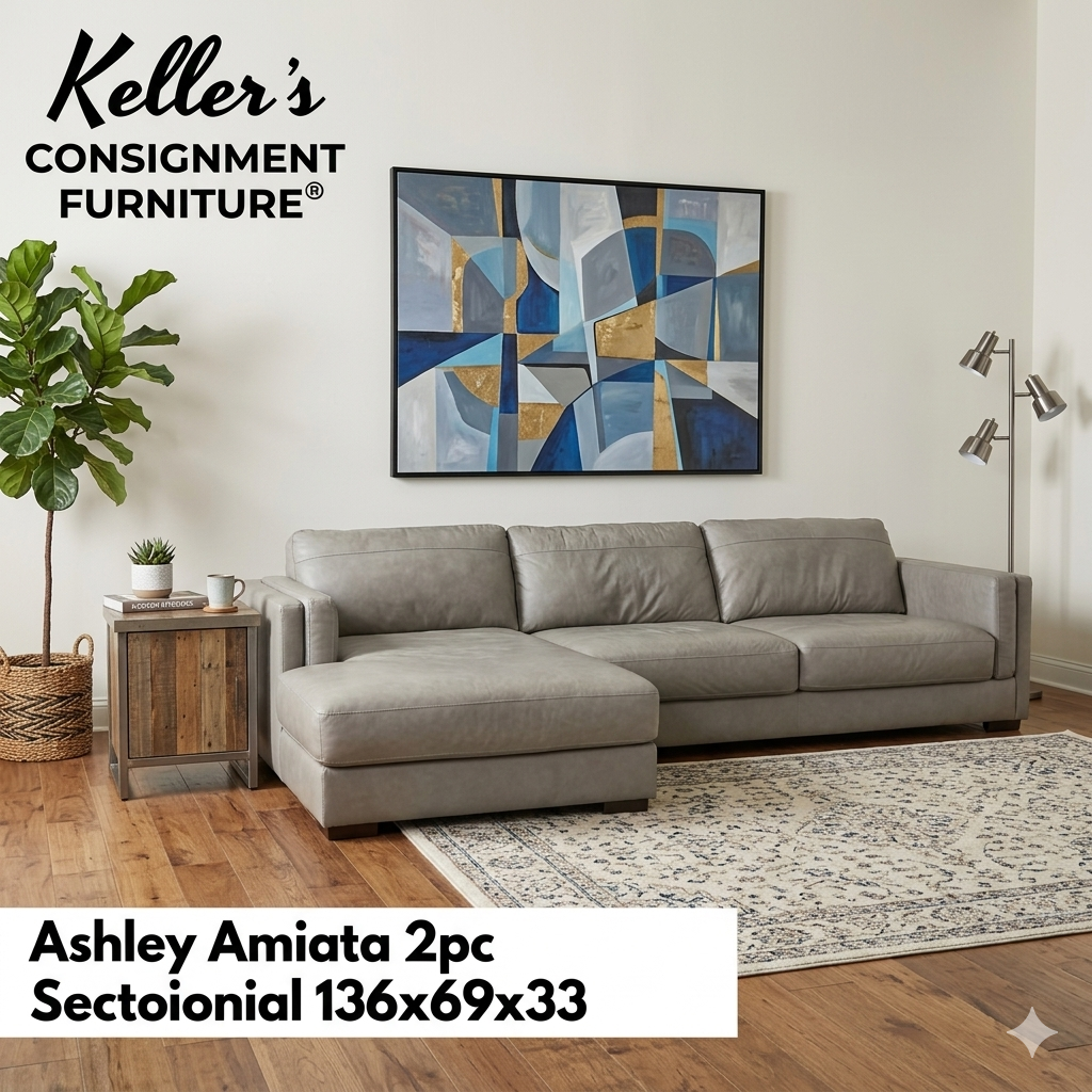 86009 - Ashley Amiata 2pc Sectional 136x69x33