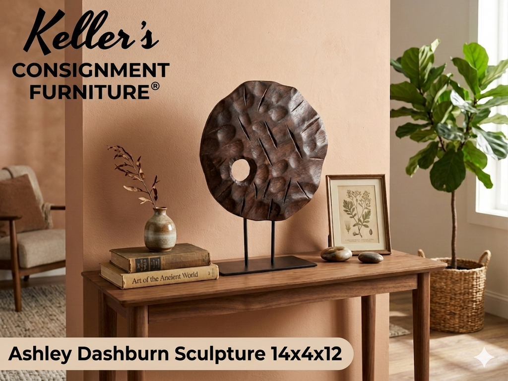 85977 - Ashley Dashburn Sculpture Brown/Black 14x4x12