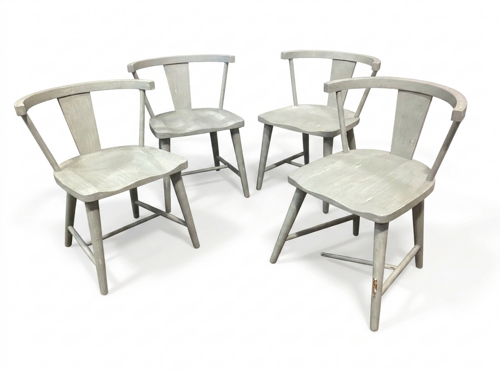 85955 - Set of 4 Trisha Yearwood XXX & OOOs Bellflower Side Chair 22x24x30