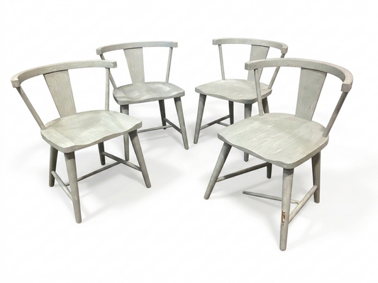 85955 - Set of 4 Trisha Yearwood XXX & OOO's Bellflower Side Chair 22x24x30