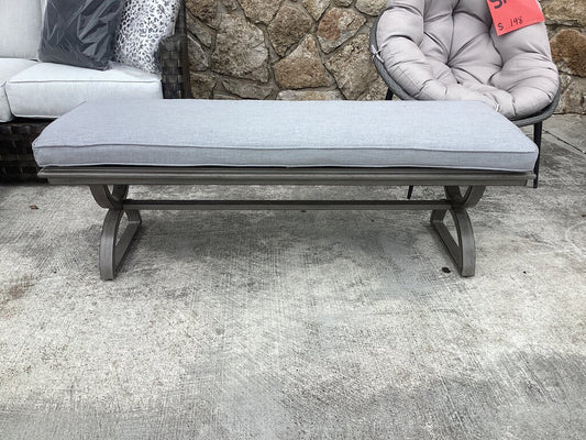 85969 - WSO Outdoor Macan Bench w/Cushion 19x19x58