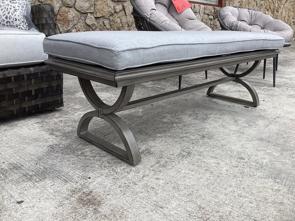 85969 - WSO Outdoor Macan Bench w/Cushion 19x58x19