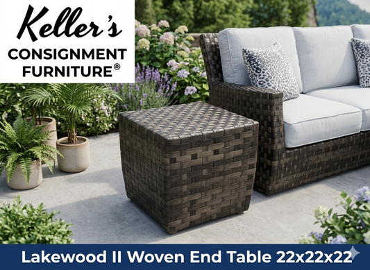 85930 - Lakewood II Woven End Table 22x22x22