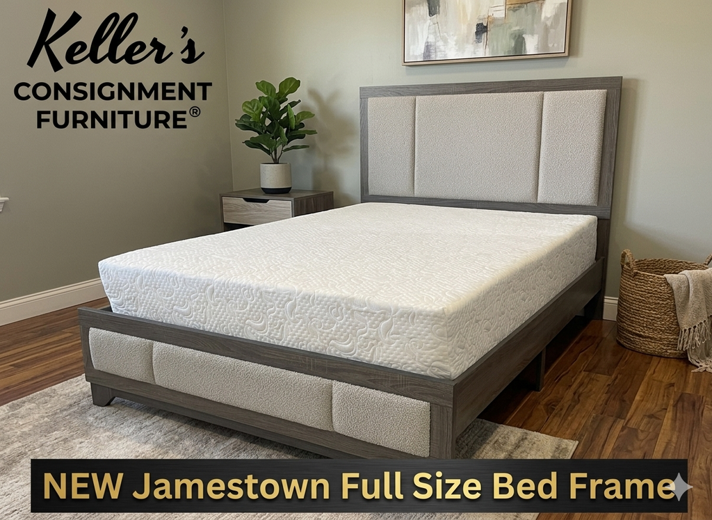 Jamestown NEW Full Platform Bed Frame 56x77x51 (142021-23)