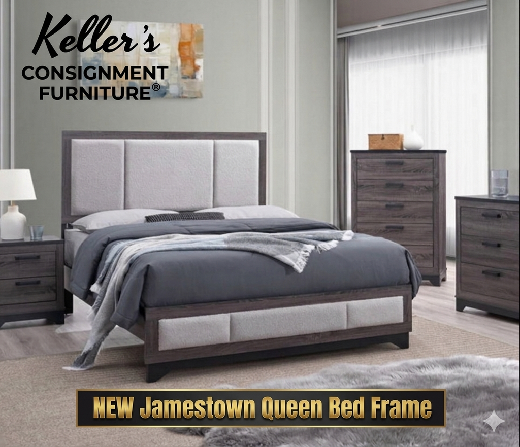 Jamestown NEW Queen Platform Bed Frame 63x84x51 (142031-33)