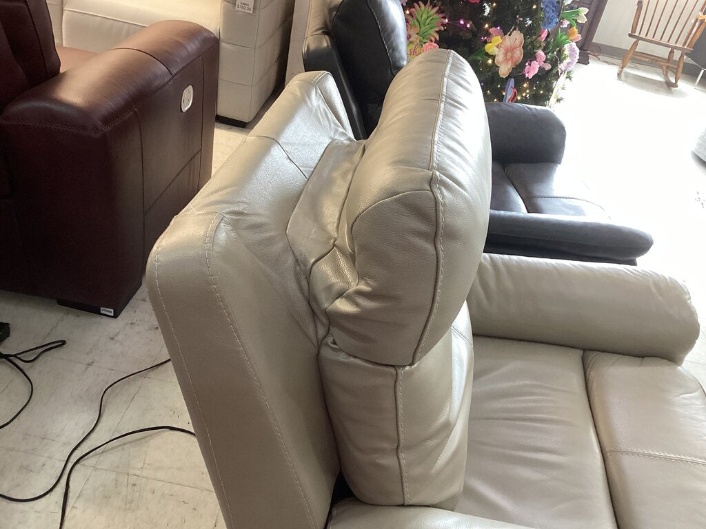86049 - Jason Furniture Tan Swivel Glider Tan Power Recliner 36x34x41