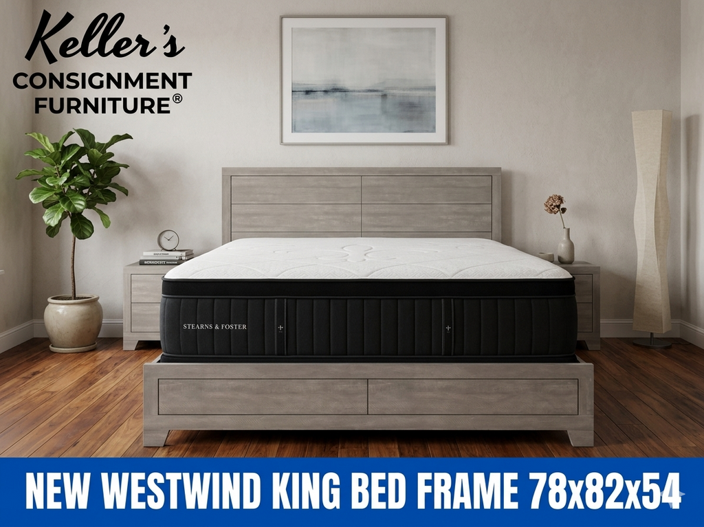Westwind NEW King Bed Frame 79x82x54 (123040)