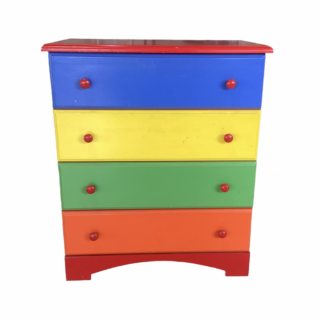 86019 - Hand Painted Chest 32x18x39