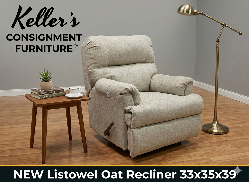 Listowel Oat NEW Rocker Recliner 33x35x39