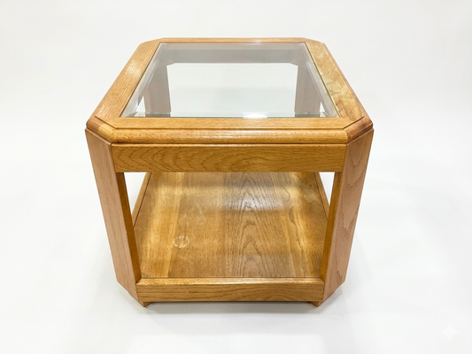 85995 Oak Rectangle End Table 27x24x21