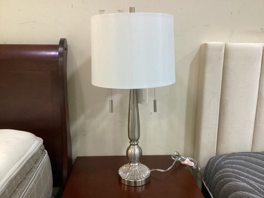 86005 Silver 27in Table Lamp