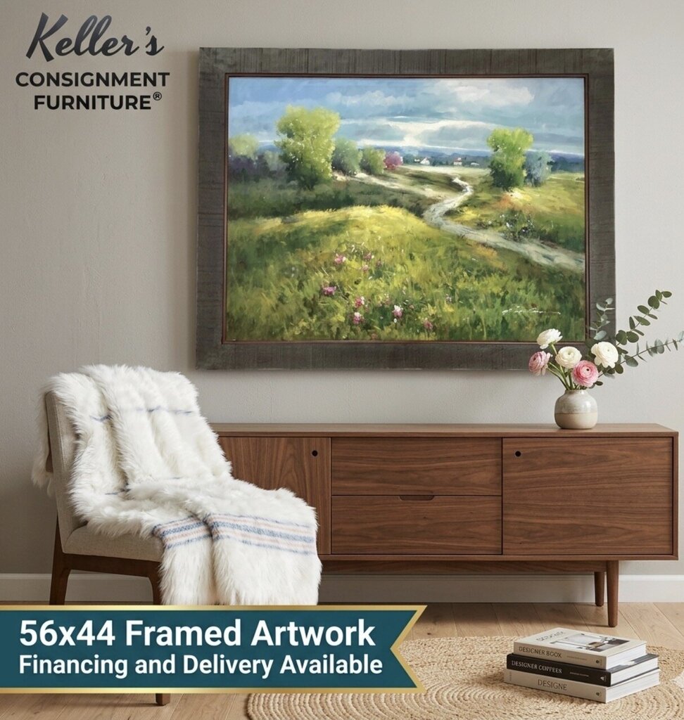 85494 (8549-10) Field Framed Painting 56x44