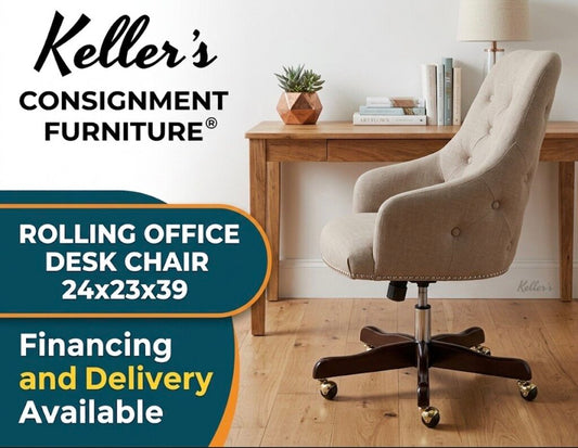 77145 (7996-2) Rolling Office Desk Chair 24x23x39