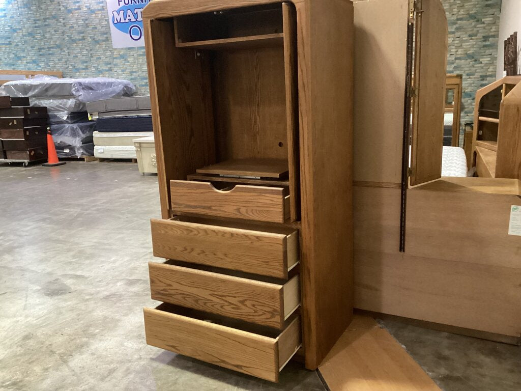 86016 - TV Armoire Storage Cabinet / Drawers 36x23x71