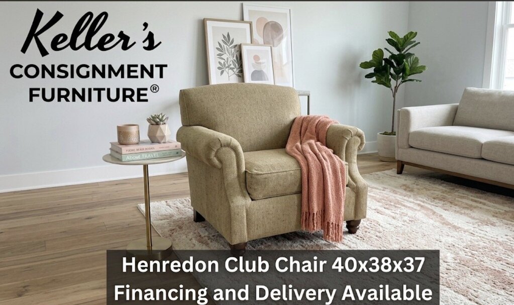 85114 - Henredon Club Chair 40x38x37