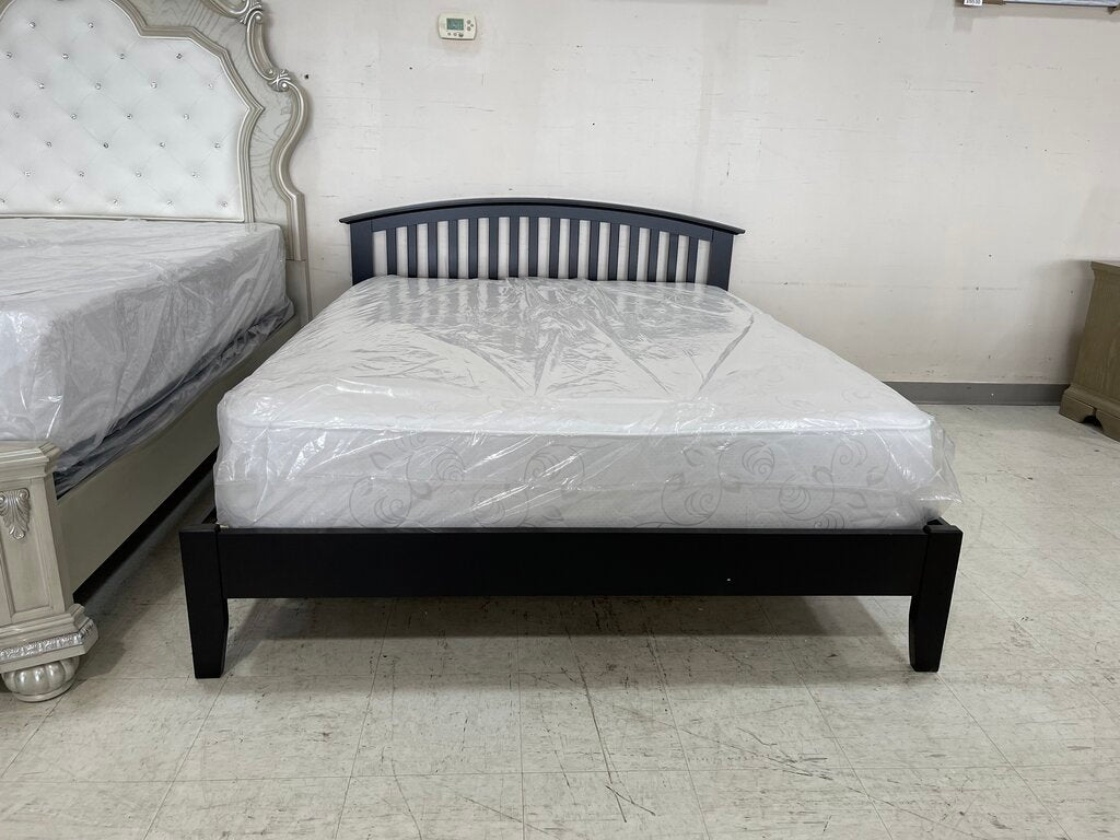 Metro Merlot NEW Queen Platform Bed Frame 67x84x35 (FD003Q)