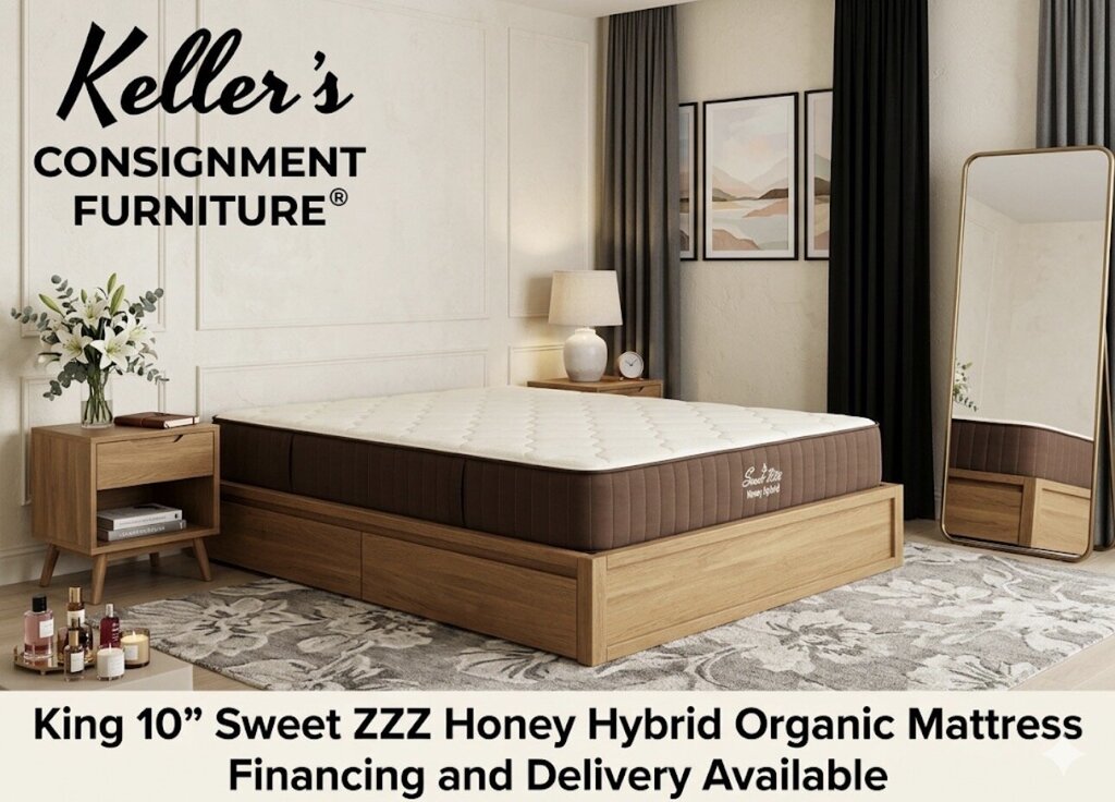 80668 - Sweet ZZZ Honey Hybrid Organic 10" King Mattress