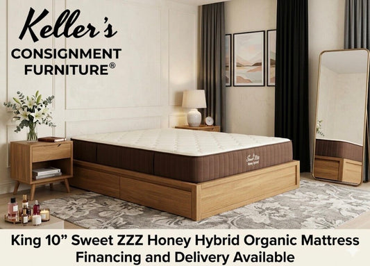 80668 - Sweet ZZZ Honey Hybrid Organic 10" King Mattress