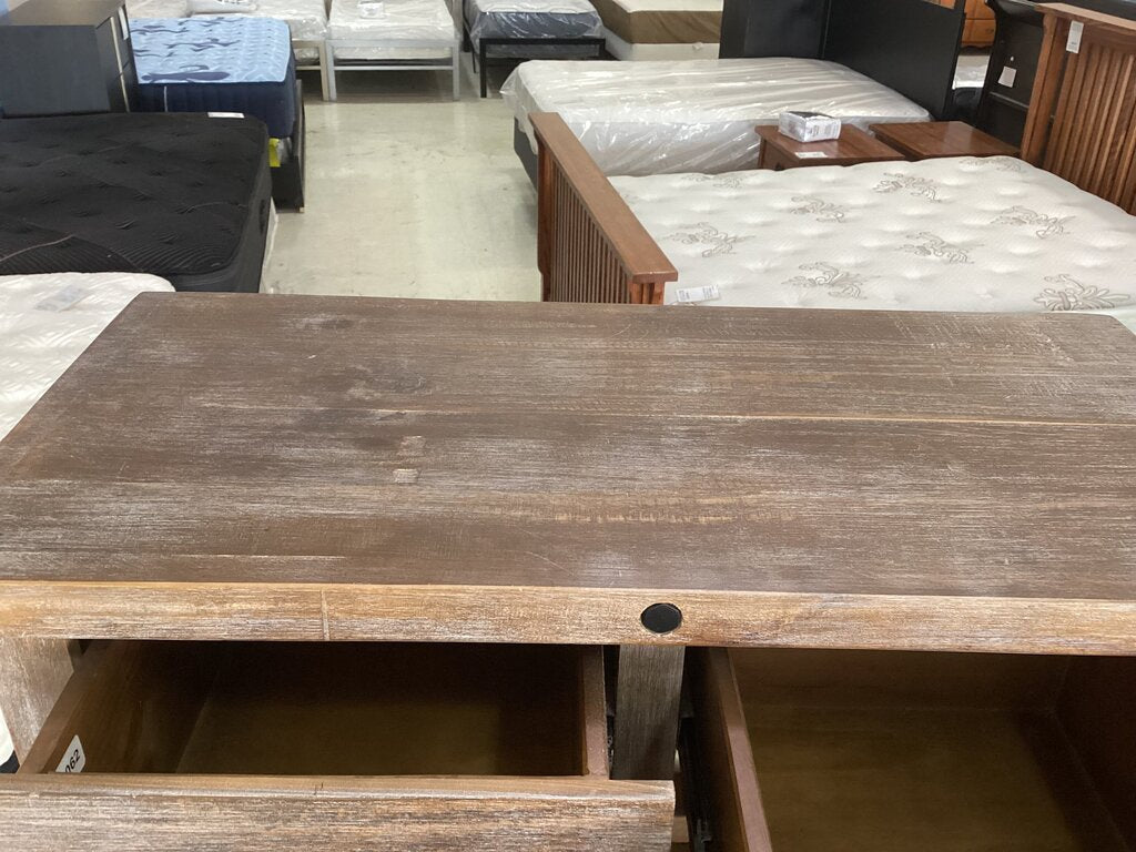 86062 - Rustic 6 Drawer Chest 38x18x58