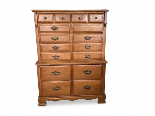 86061 - Vintage 5 Drawer Chest 36x18x49
