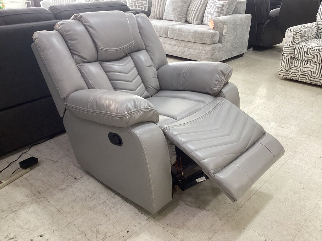 Navigator Gray NEW Glider Recliner 38x33x40 (653022)