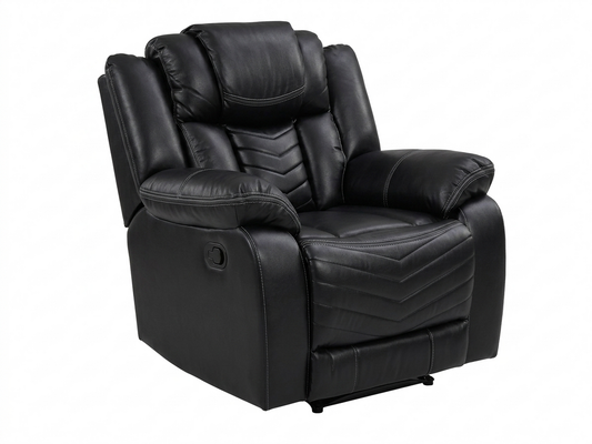 Navigator Black NEW Glider Recliner 38x33x40 (653222)