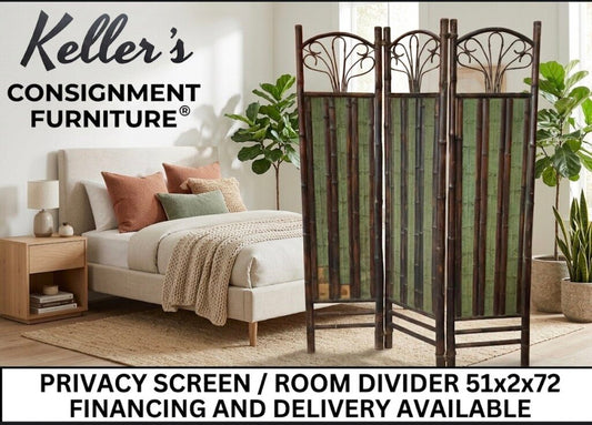 83695 - Three Panel Privacy Screen 51x2x72