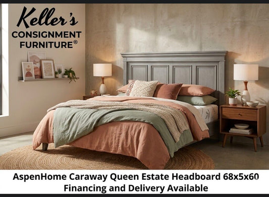 85892 - AspenHome Caraway Slate Queen Estate Headboard 68x5x60
