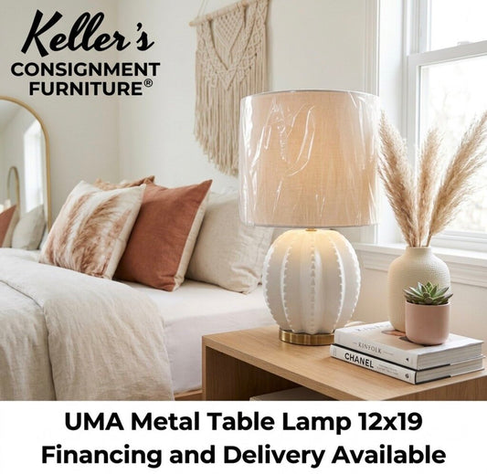 85963 - UMA Metal Table Lamp 12x19