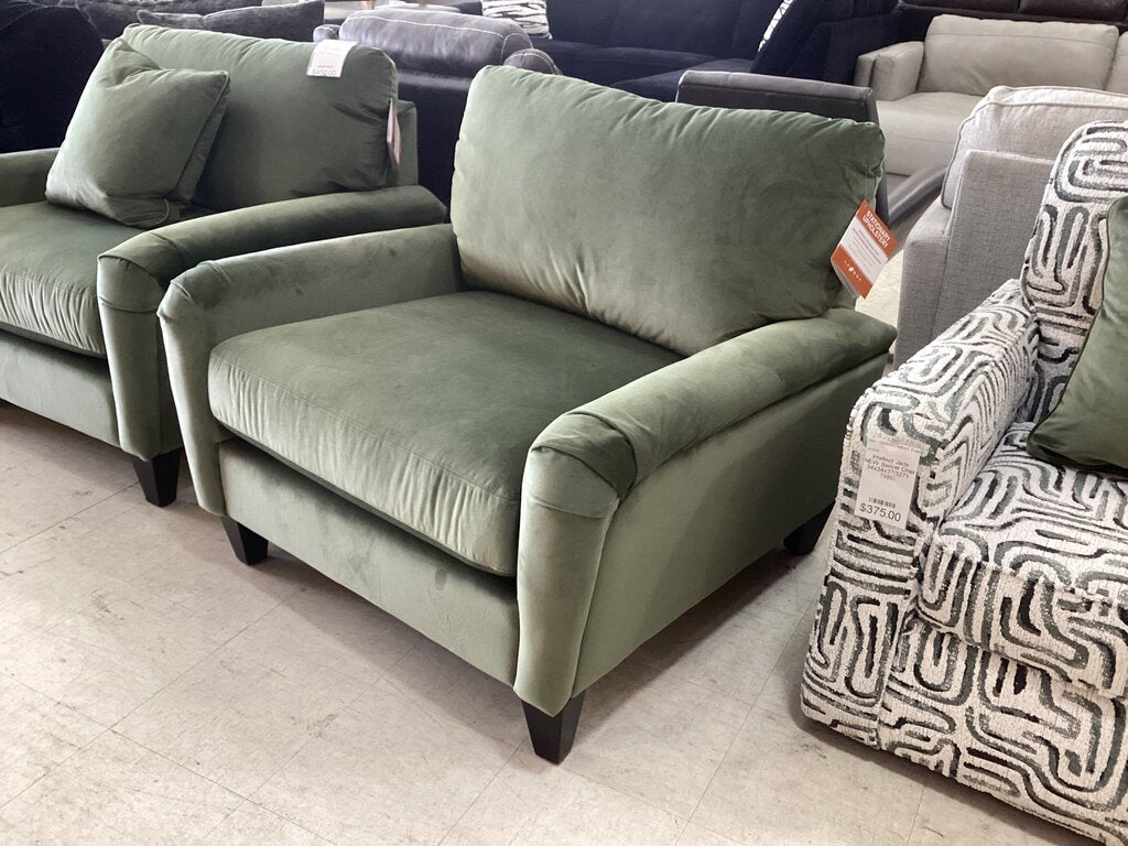 86093 - La-Z-Boy Kirby Windsor Green Chair 43x41x37
