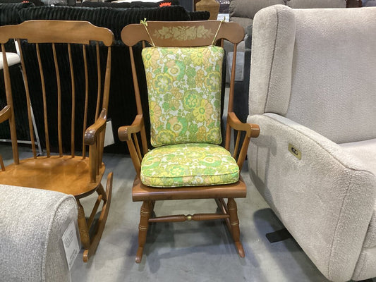 86116 Wooden Rocking Chair w/Cushion 24x29x39
