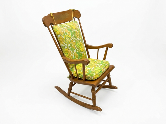 86116 Wooden Rocking Chair w/Cushion 24x29x39