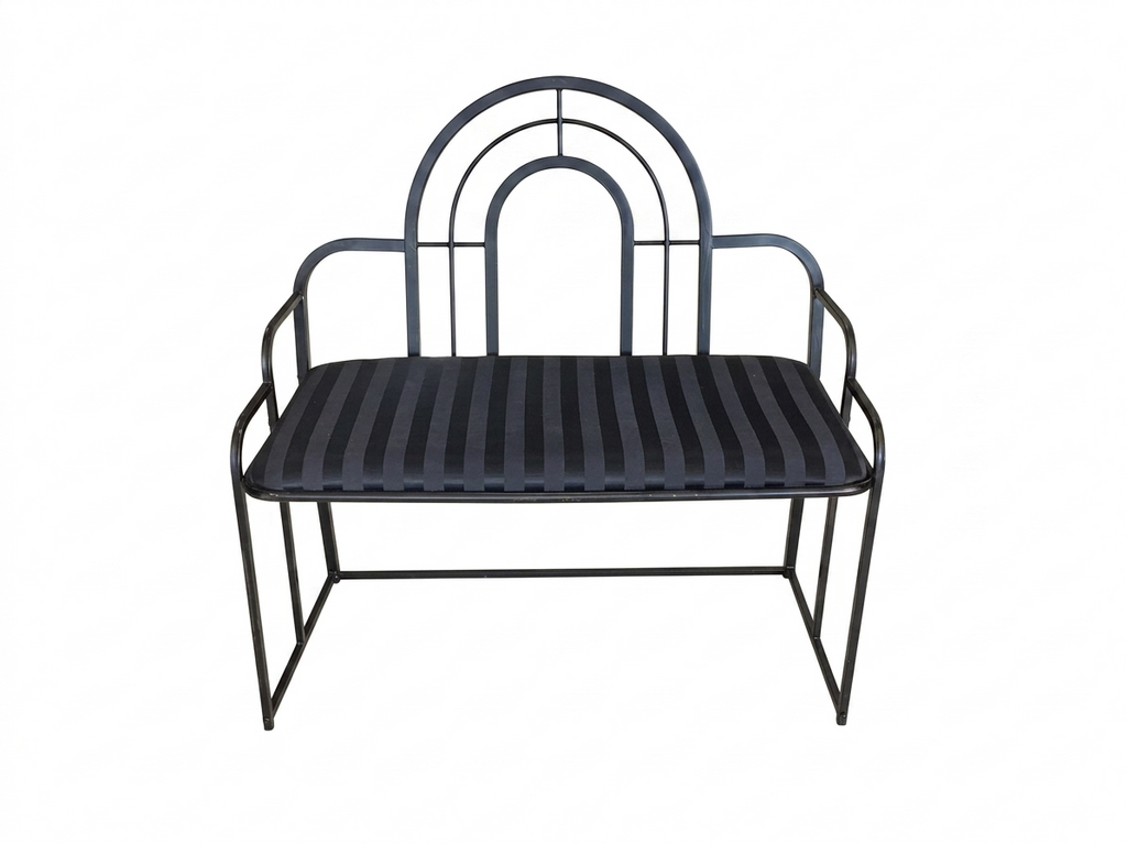 86129 (8542-6) Black Vanity Bench 35x18x36