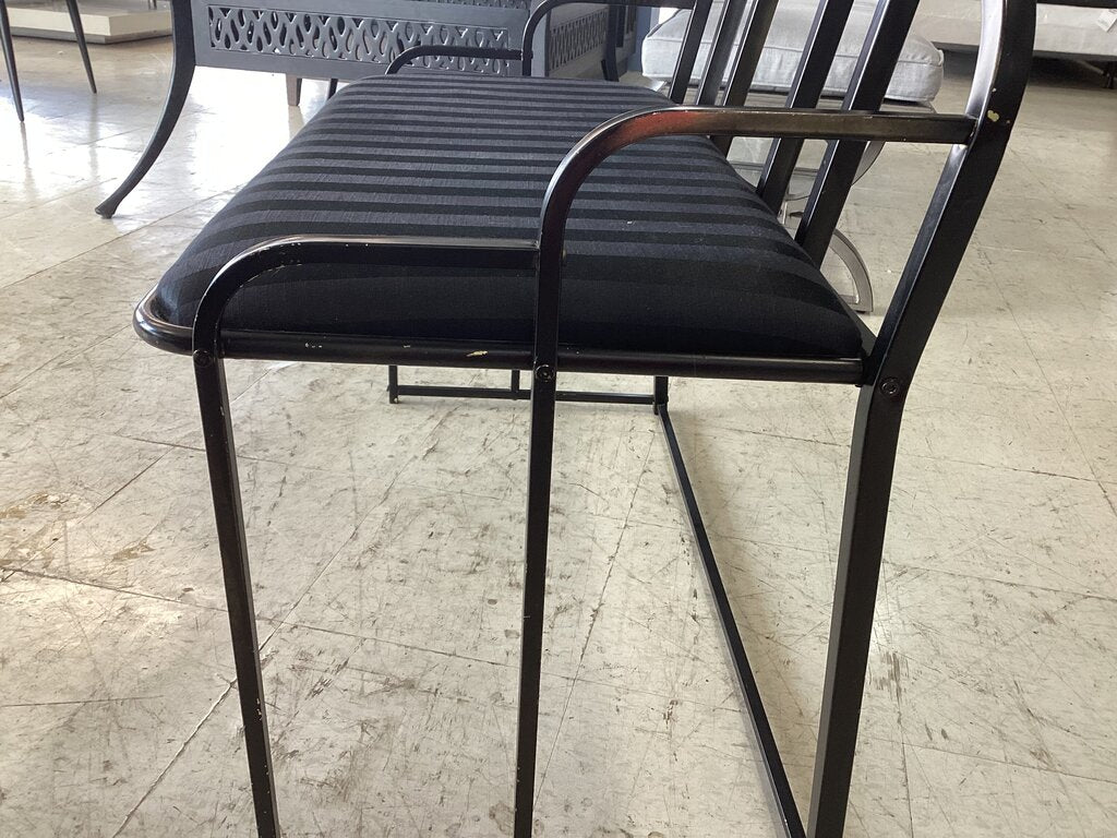 86129 (8542-6) Black Vanity Bench 35x18x36