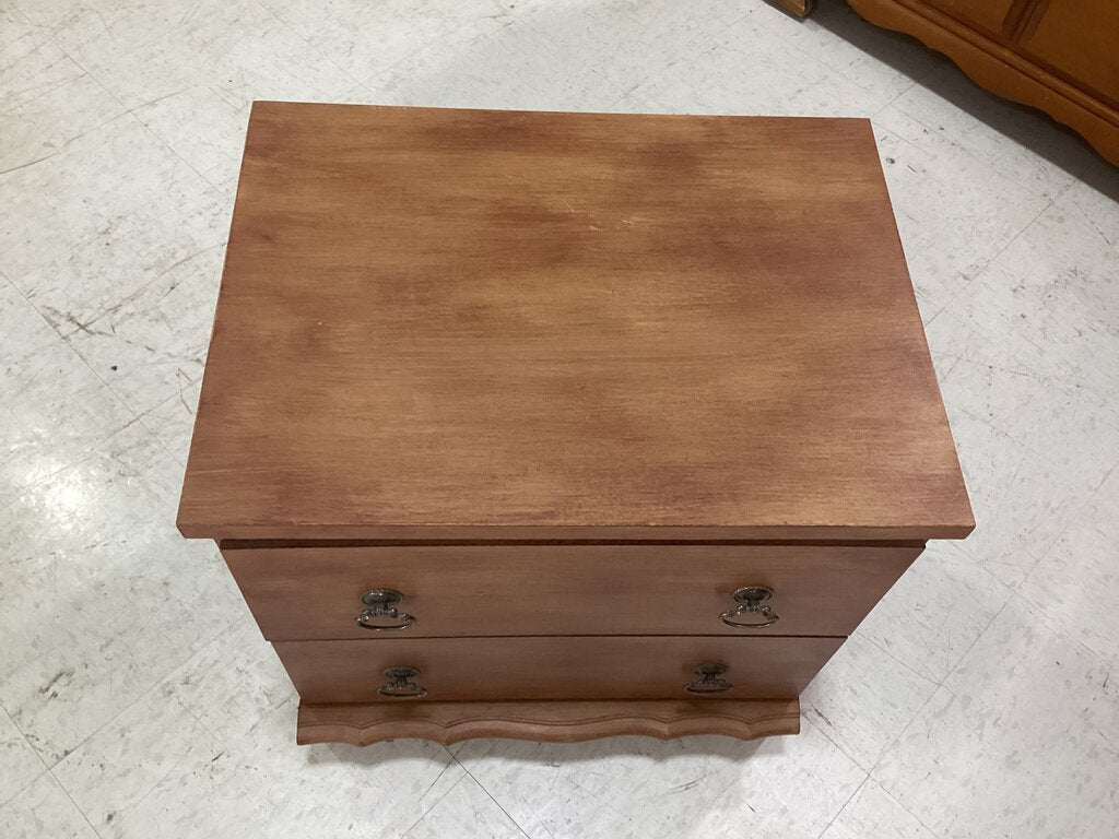 86103 Two Drawer Nightstand 21x16x21