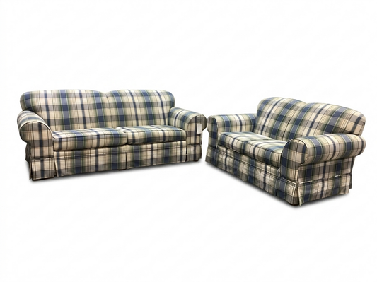 86106 Broyhill Sofa and Love 84/64x35x35