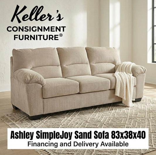 86097 - Ashley SimpleJoy Sand Sofa 83x38x40