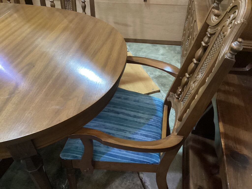 86115 - Oval 7pc Dining Set 42x60-70x30