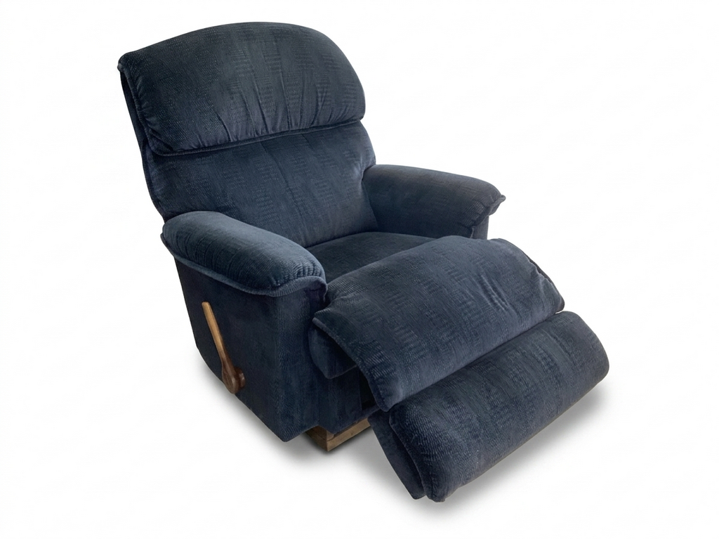 86112 - La-Z-Boy Blue Rocker Recliner 38x32x43