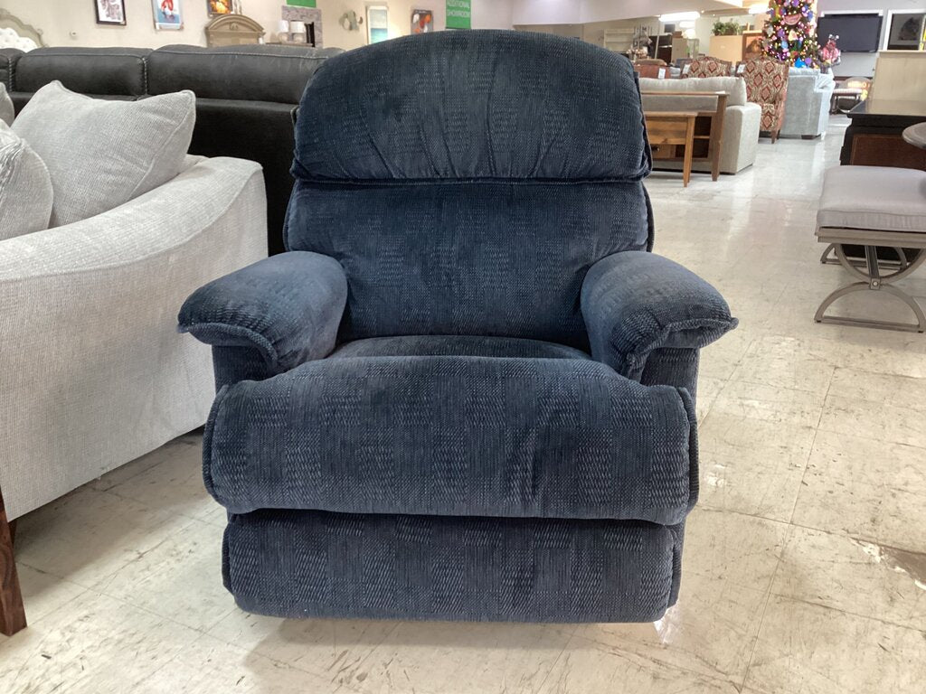 86112 - La-Z-Boy Blue Rocker Recliner 38x32x43