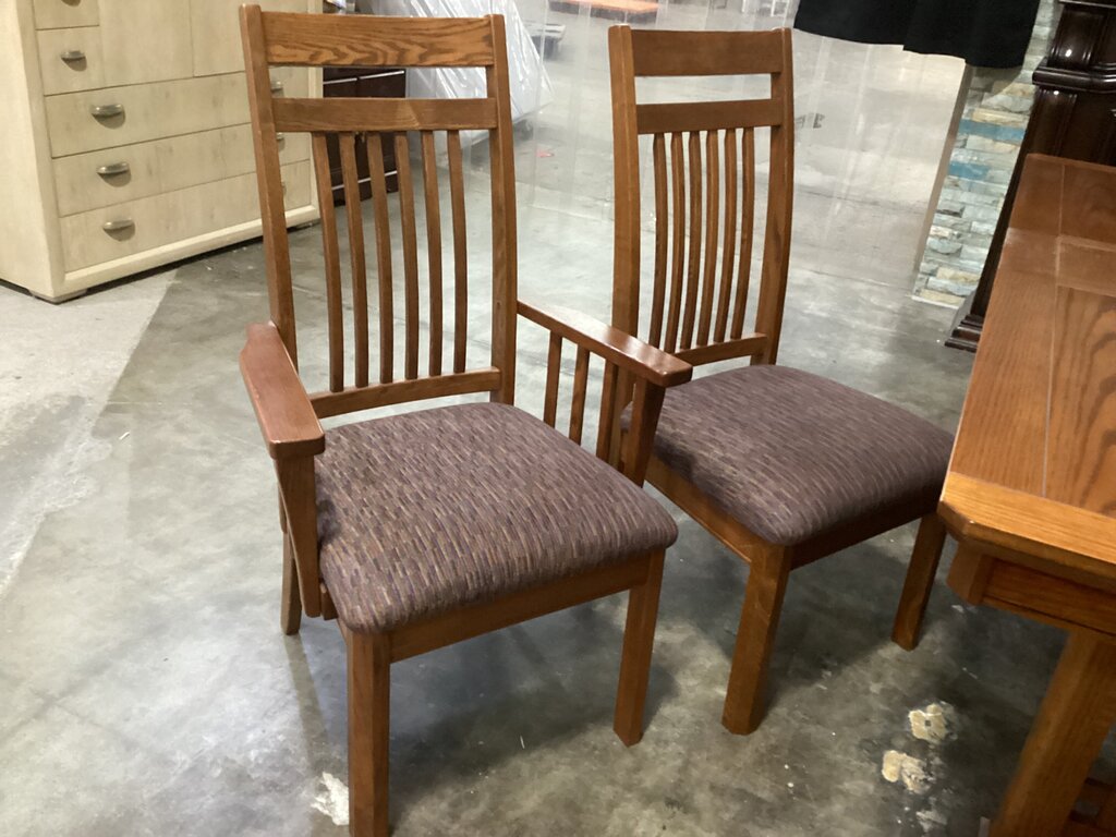 86101 Mission Style 6pc Dining 42x71-83x30